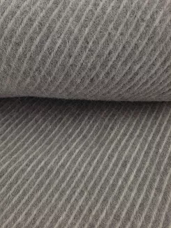 Koc z wełny nowozelandzkiej MAGDA 150x200 diagonalny szary