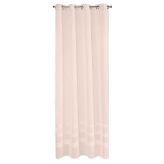 Firana gotowa na przelotkach EFIL 140x250 Eurofirany różowy