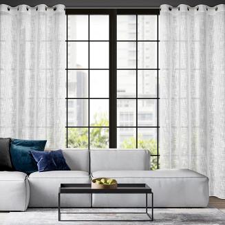 Zasłona gotowa na przelotkach LIREN 140x250 Eurofirany biały