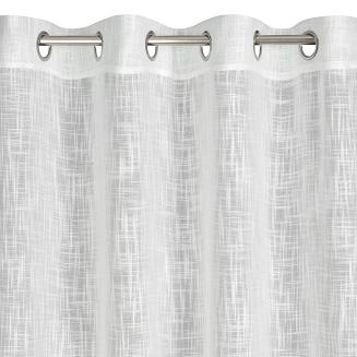 Zasłona gotowa na przelotkach LIREN 140x250 Eurofirany biały