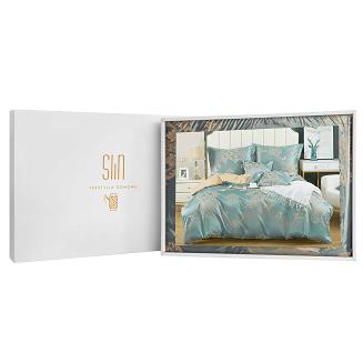 Ekskluzywna Pościel Atłasowa Z Haftem 220x200 AT016