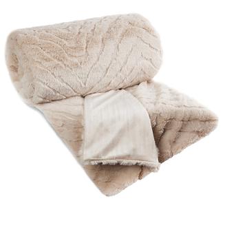 Koc narzuta KATE 150x200 Eurofirany beżowy