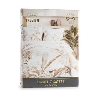 Pościel satynowa PREMIUM25 160x200 Eurofirany biały