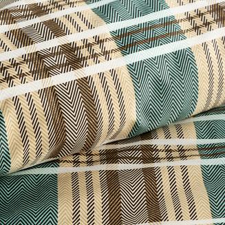 Pościel satynowa SPRING 160x200 Eurofirany jasnobrązowy