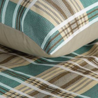 Pościel satynowa SPRING 160x200 Eurofirany jasnobrązowy