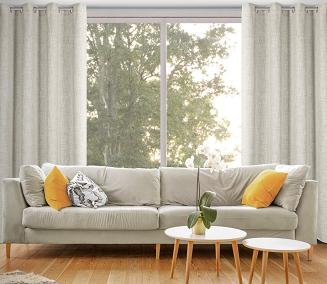 Zasłona gotowa na przelotkach ROMA 140x250 Eurofirany naturalny