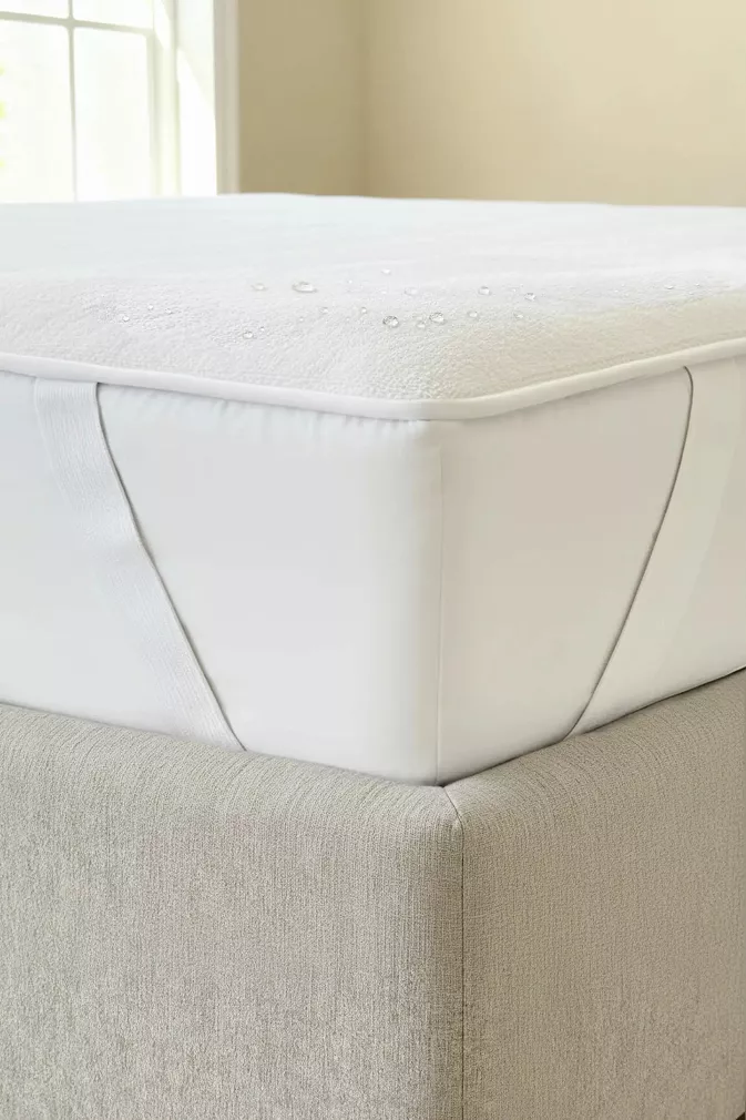 Wodoodporny ochraniacz na materac frotte 100x200 AQUASAFE biały