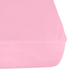 Prześcieradło ochronne z gumką jersey 60x120 Darymex różowe