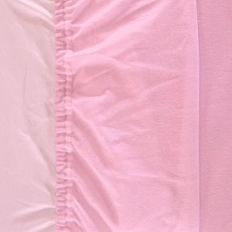 Prześcieradło ochronne z gumką jersey 60x120 Darymex różowe