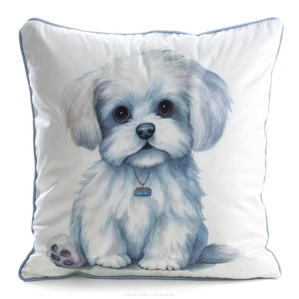 Poszewka dekoracyjna ANIMAL 45x45 Eurofirany biały