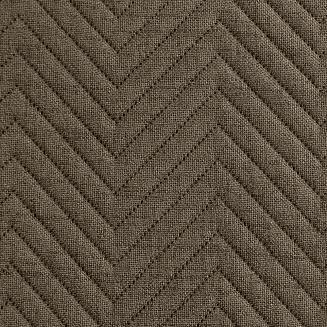 Narzuta dekoracyjna LEN 220x240 ciemnobeżowy