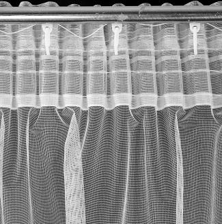 Firana gotowa na taśmie NEL 350x145 Eurofirany biały