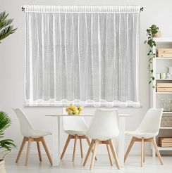 Firana gotowa na taśmie NEL 350x145 Eurofirany biała