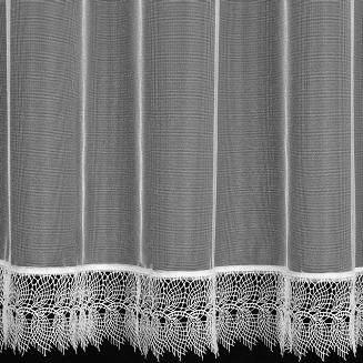 Firana gotowa na przelotkach SARI 400x145 Eurofirany biały