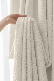 Kremowa Zasłona na Przelotkach 140x250 Dreamy Boucle