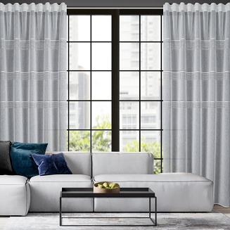 Firana gotowa na taśmie INES 140x250 Eurofirany biały