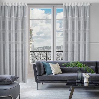 Firana gotowa na taśmie INES 140x250 Eurofirany biały