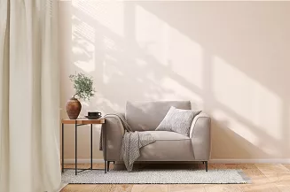 Zasłona gotowa na taśmie HOLD 140x270 zaciemniająca blackout jasnobeżowa