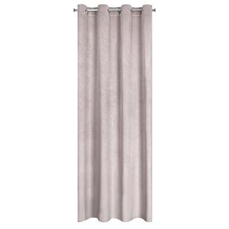 Zasłona gotowa na przelotkach LILI 140x250 Eurofirany pudrowy