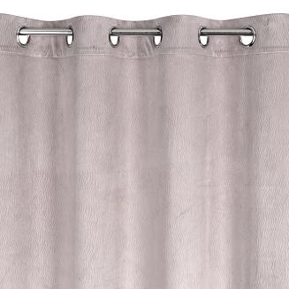 Zasłona gotowa na przelotkach LILI 140x250 Eurofirany pudrowy