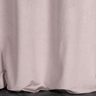 Zasłona gotowa na przelotkach LILI 140x250 Eurofirany pudrowy