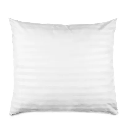 Poszewka satyna bambusowo-bawełniana STRIPE WHITE 50x60 Darymex jednokolorowa biała