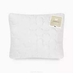 Poduszka wełniana 70x80 MERINO pikowana bez zamka biała