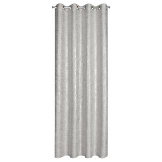 Zasłona gotowa na przelotkach BLANKA 140x250 Eurofirany popielaty