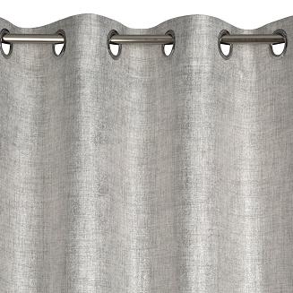 Zasłona gotowa na przelotkach BLANKA 140x250 Eurofirany popielaty