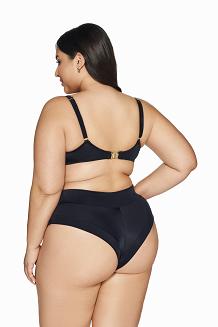Strój kąpielowy góra biustonosz half cup SK 313 usztywniany czarny