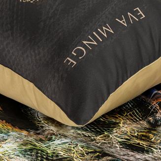 Pościel satynowa EVA 160x200 Eva Minge Eurofirany czarny