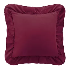 Poszewka do pościeli z falbanką RUFFY 40x40 czerwona