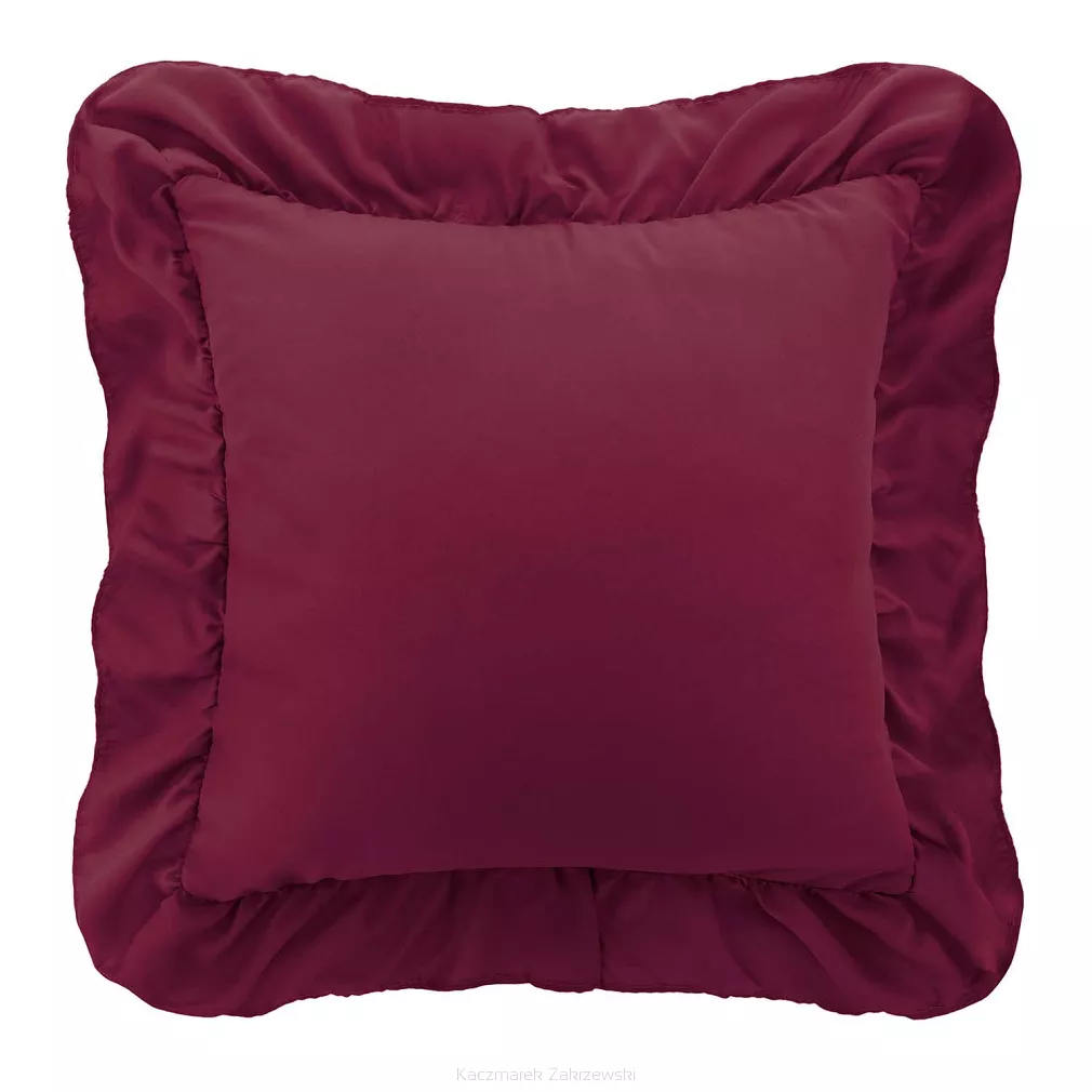 Poszewka do pościeli z falbanką RUFFY 40x40 czerwona