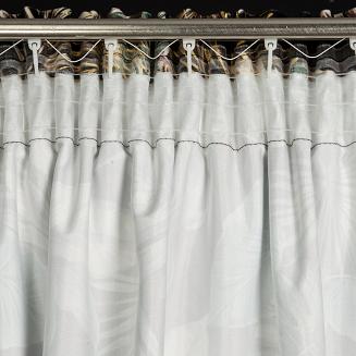 Zasłona gotowa na taśmie MAROKO 140x270 Eurofirany czarny