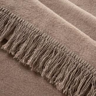 Koc narzuta AKRYL 220x240 Eurofirany kawowy