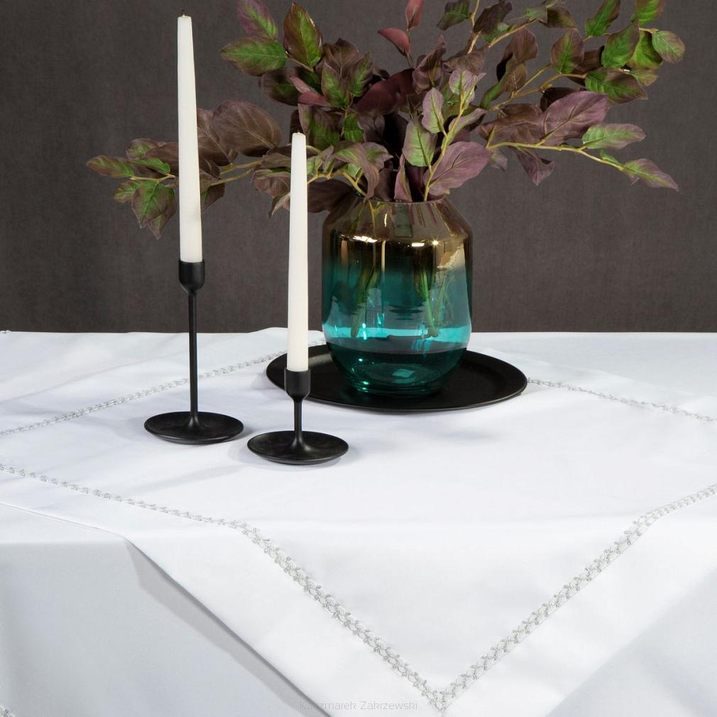 Obrus dekoracyjny 145x400 ELIMA Eurofirany biały