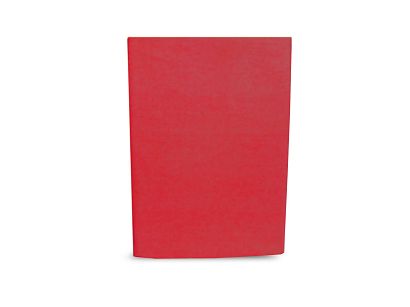 Prześcieradło bawełniane bez gumki 160x200 czerwony