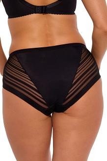 Figi damskie z koronką Johanne 1272 czarne