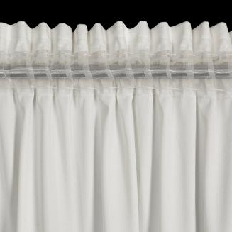 Zasłona gotowa na taśmie MARION 140x270 Eurofirany biały