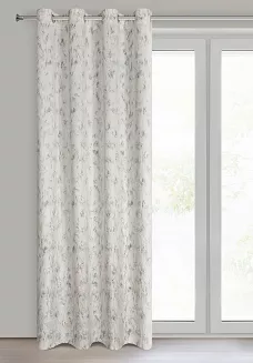 Zasłona gotowa na przelotkach KORNELIA 140x250 Eurofirany miodowy