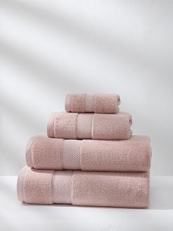 Ręcznik bawełniany Leo 70x140 pudrowy