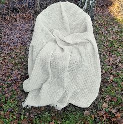 Komplet dekoracyjny narzuta 170x205 + 2x 60x170 gofra ekri