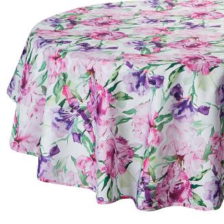 Obrus dekoracyjny GARDEN 150x150 Eurofirany różowy