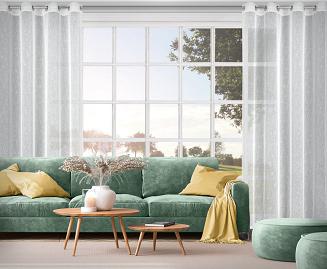 Firana gotowa na przelotkach KELLY 140x250 Eurofirany