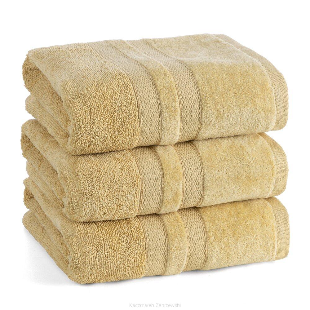 Ręcznik bawełniany PORTO 30x50 Eurofirany musztardowy