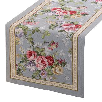 Obrus dekoracyjny 45x140 Eurofirany popielaty