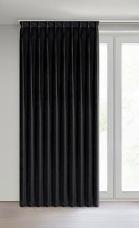 Zasłona gotowa MELANIE 210x270 Eurofirany czarny