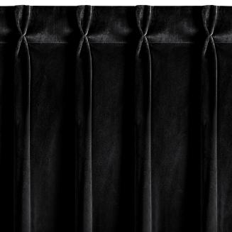 Zasłona gotowa MELANIE 210x270 Eurofirany czarny