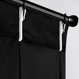 Zasłona gotowa MELANIE 210x270 Eurofirany czarny