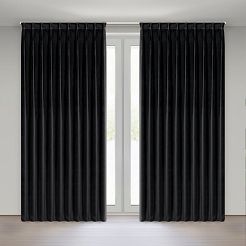Zasłona gotowa MELANIE 210x270 Eurofirany czarny